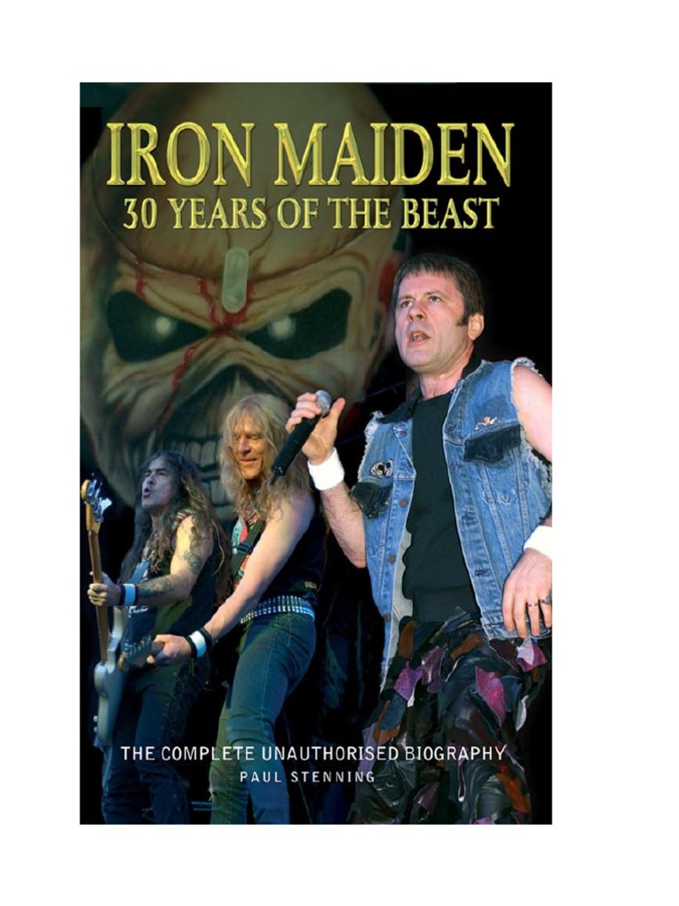 Paul Stenning Iron Maiden 30 Years of The Beast The Complete Unauthorised Biography Chrome Dreams PDF Heavy Metal Music West Ham United F.C.