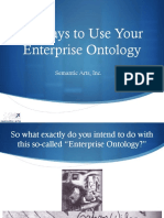 14 Ways To Use Your Enterprise Ontology