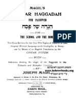 1904 - Magil's Linear Haggadah for Passover