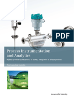 Instrumentation in Pharmaceuticals