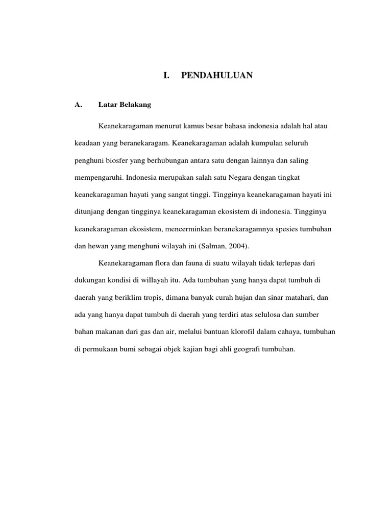 Keanekaragaman Hayati Indonesia | PDF