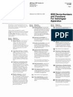Device Numbers and Functions PDF
