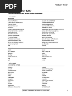 Vocabulario en Espaol Business Administration and Finance Burlington Books