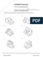 Assignment 02-Orthographic Projection