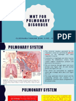 PPT MNT For Pulmonary Disorder - CYD - 230317