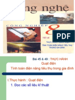 Thuc Hanh - Quat Dien - Tinh Toan Dien Nang Tieu Thu