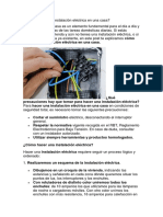 Cómo Hacer Una Instalación Eléctrica en Una Casa