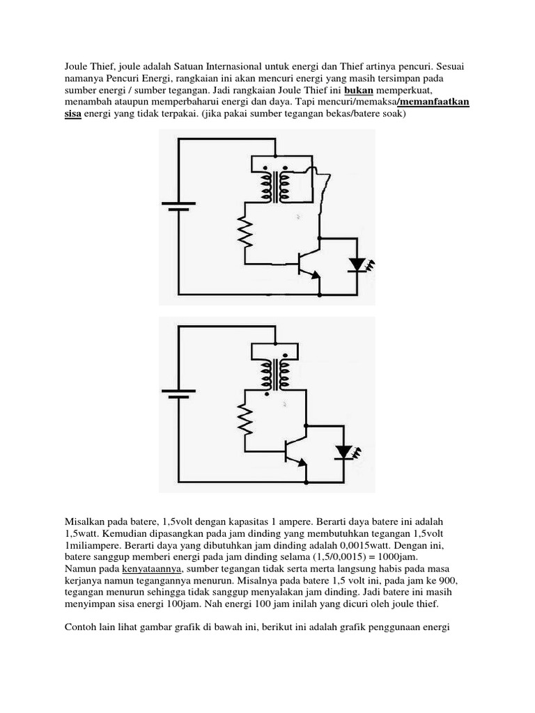 Joule Thief PDF