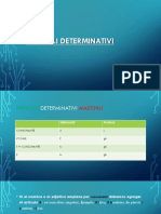 Articoli Determinativi