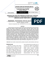 Salmahaminati Sintesis Dan Analisis Pemodelan Senyawa Turunan Kalkon 4 Hydroxy 3 3 Phenylacryloly Benzoic Acid Sebagai Bahan Tabir Surya 1