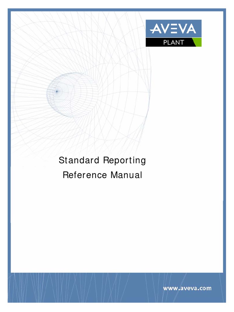 AVEVA Standard Reporting Reference Manual | PDF | Command Line ...