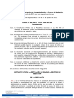 Instructivo para La Derivacion de Causas Judiciales