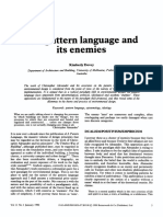 The Pattern Language Faces Opposition From Epistemological and Ideological Enemies