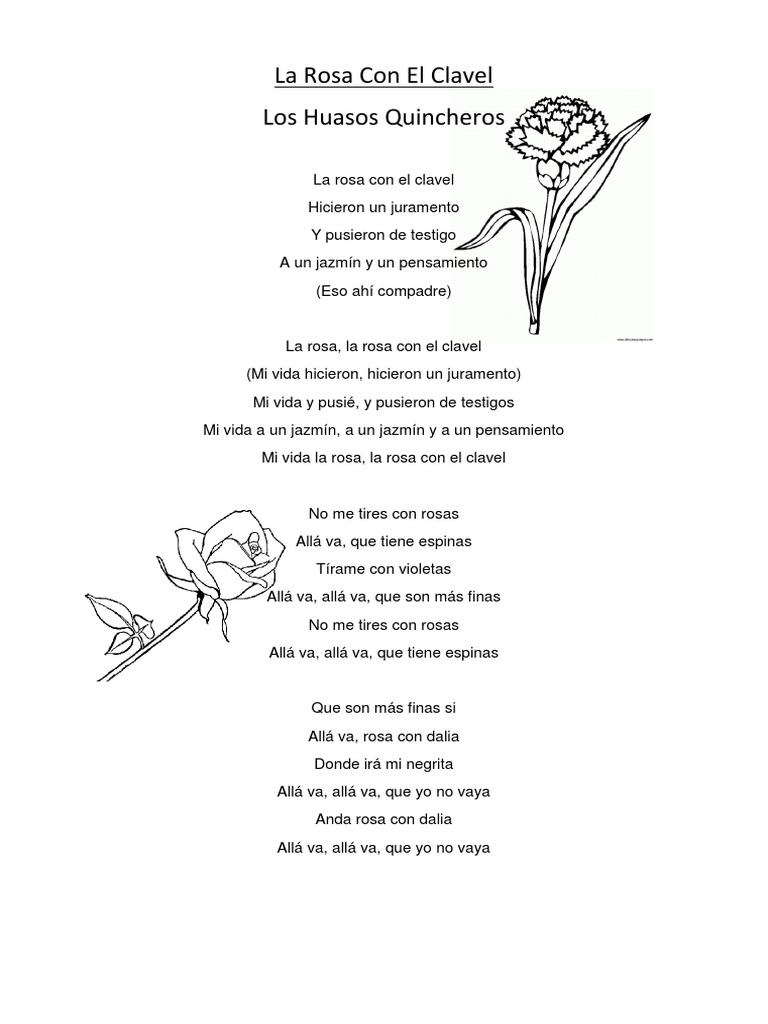 La Rosa Con El Clavel PDF