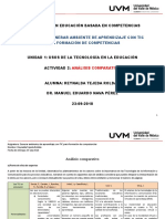 Análisis Comparativo Sobre El Uso de Las TIC en Educación