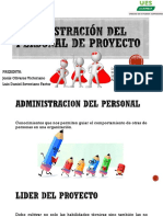 Administración Del Personal de Proyecto