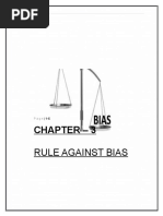 Chapter - 3: Rule Against Bias