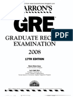 Barrons GRE 17th Edition PDF