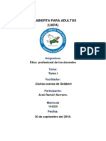 Tarea 3, Etica Profesional Del Docente