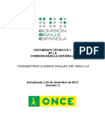 Documento Técnico b1 Parámetros Dimensionales Del Braille v1