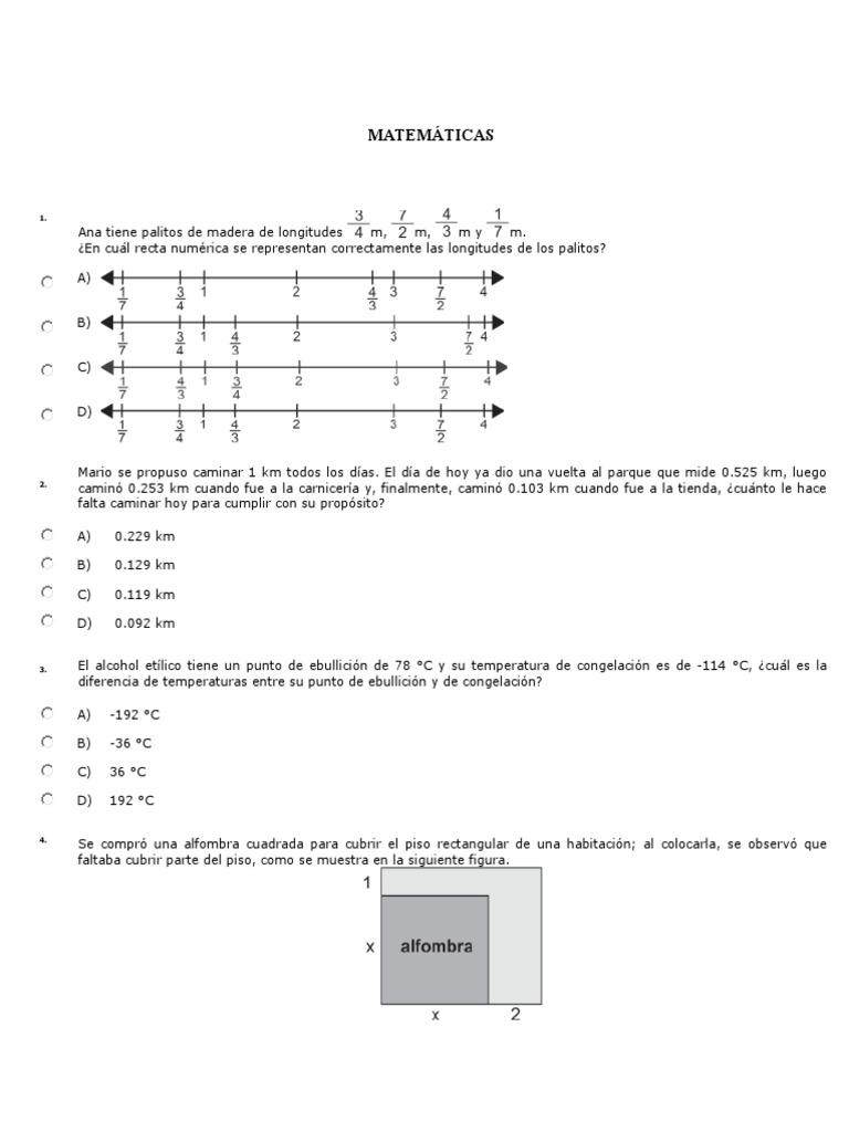 Ejercicios de Matemáticas y Resolución de Problemas | PDF | Kilogramo ...