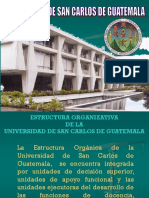 Estructura organizativa de la Universidad de San Carlos de Guatemala (USAC