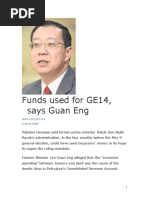 HOW NAJIB SQUANDERED AWAY STATE COFFERS BEFORE GE14 AND LIED ABOUT IT