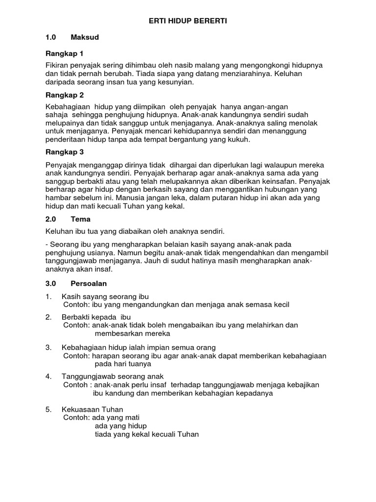 Erti Hidup Bererti Pdf