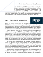 Rare Earth Magnetism: Fermions