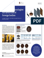 Emerging Technologies For Detection of Foreign Bodies