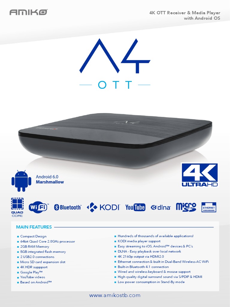 D5952691062b0f Webleaflet Eng Amiko A4 Ott V170104 Pdf Usb Wi Fi