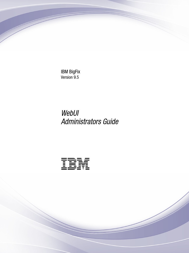 WebUI Admin Guide Platform V9.5.3 | PDF | Transport Layer Security ...