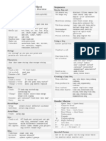 Clojure Cheat Sheet A4 Grey