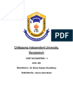 Chittagong Independent University, Bangladesh: Sbmitted