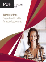 Authorised Centre Support and Benefits Brochure