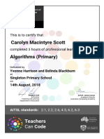 Tcc-Algorithms Primary - Carolyn Macintyre Scott-Certificate