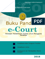 Panduan E-Court 2018 PDF