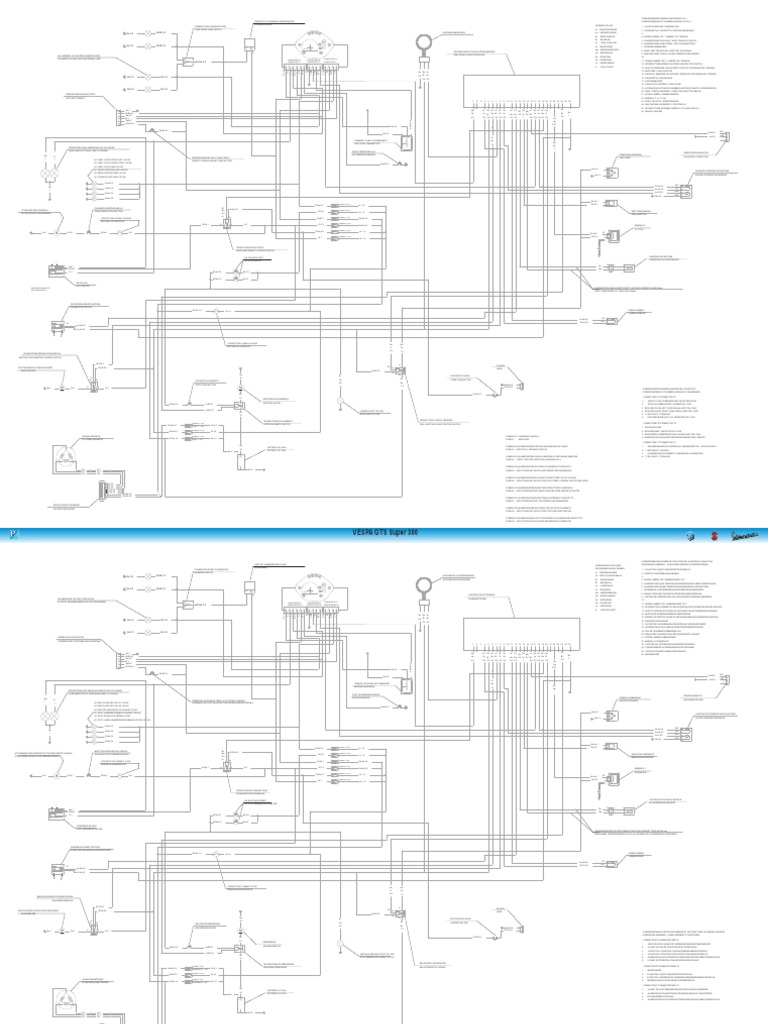 Vespa GTS300 Super Wiring Diagram