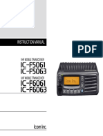 Manual Radio ICOM ICF5061