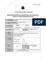 Borang Permohonan PPT Khas - 2018