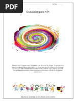 Evaluación para NT1