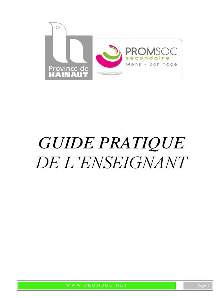 Guide Pratique Enseignant | PDF | Pédagogie | Enseignants
