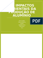 Os Impactos Ambientais Da Produção de Alumínio