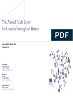Barnet London Borough Council Annual Audit Letter 2014/15 - Grant Thornton
