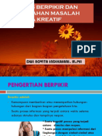 3.proses Berpikir Dan Pemecahan Masalah Secara Kreatif