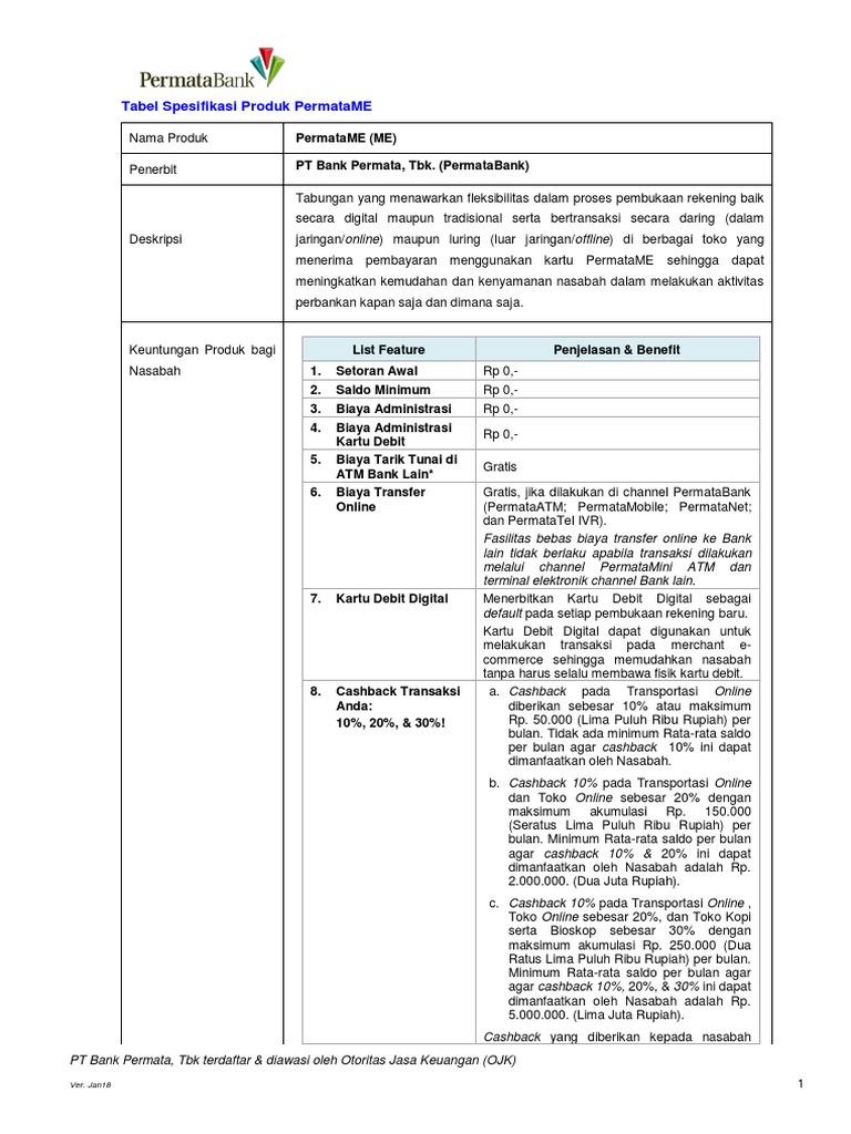 Ringkasan Produk Permatame Website