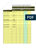 Excel Valoracion de Existencia Precio Medio Ponderado