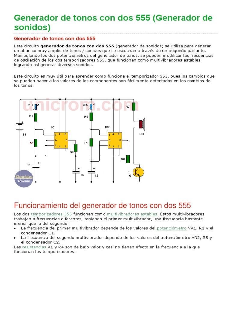 Libro Guinness de récord mundial fácilmente Indica Generador de Tonos | PDF | Transistor | Resistor