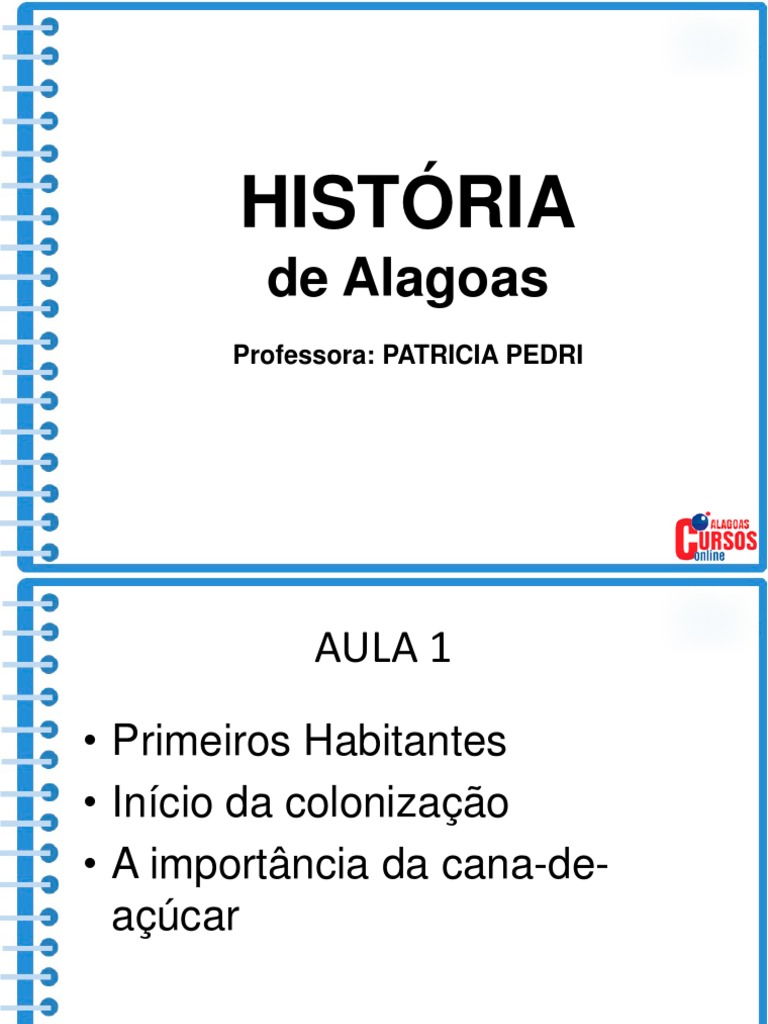 1 - História de Alagoas | PDF