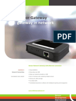 Sensor Network Gateway